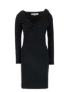 Jw Anderson Abito In Misto Poliestere Stretch Nero Donna