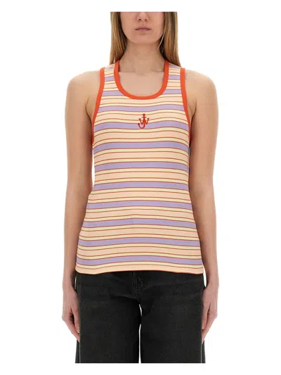 JW ANDERSON WOMEN'S STRIPED TANK TOP | SIZE XS | JO0263 COLOR PG1725398
