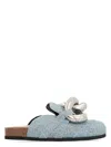 Jw Anderson Chain Loafer Leather Mules