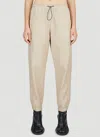Jw Anderson Women Tapered Track Pants In Neutral