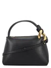 Jw Anderson Small Jwa Corner Leather Crossbody Bag In Black