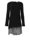 Jw Anderson J.w. Anderson Glitter-embellished Satin Minidress