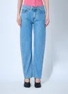 Jw Anderson Twisted Denim Jeans In Blue