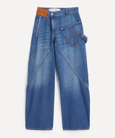 Jw Anderson Women's Twisted Workwear Denim Jeans
