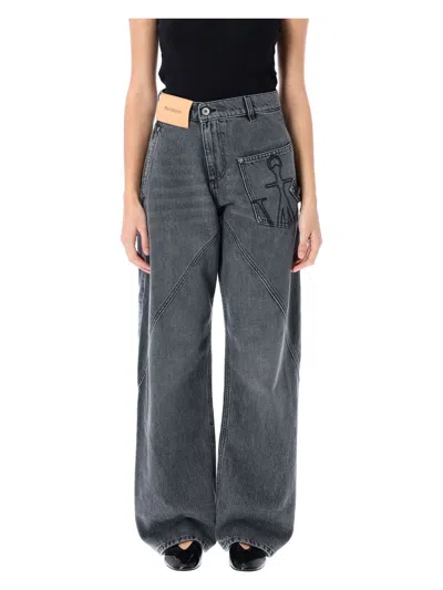 JW ANDERSON WOMEN'S TWISTED WORKWEAR DENIM PANT