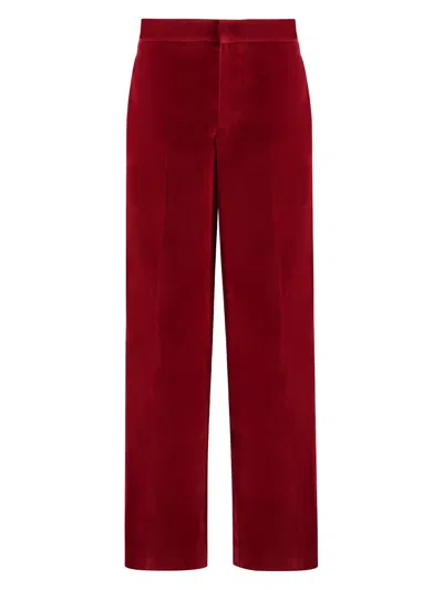 JW ANDERSON WOMEN'S VELVET TROUSERS