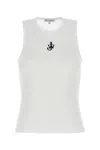Jw Anderson J. W.anderson Anchor Embroidery Vest In White