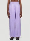 Jw Anderson Women Wide Leg Suit Pants In Purple