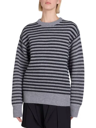 JW ANDERSON WOMEN'S WOOL STRIPED JUMPER