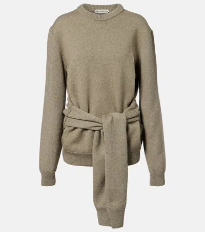 Jw Anderson Solid-color Minimalist Sweater In Green