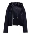Jw Anderson Hooded Belumarine Jacket In Blue