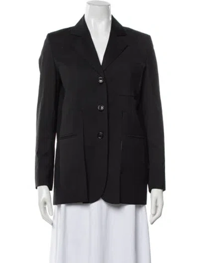 Pre-owned Jw Anderson Wool Blazer In Black