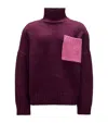 Jw Anderson J.w.anderson 'patch Pocket' Sweater In Purple