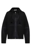 Jw Anderson Wool Cardigan In Black