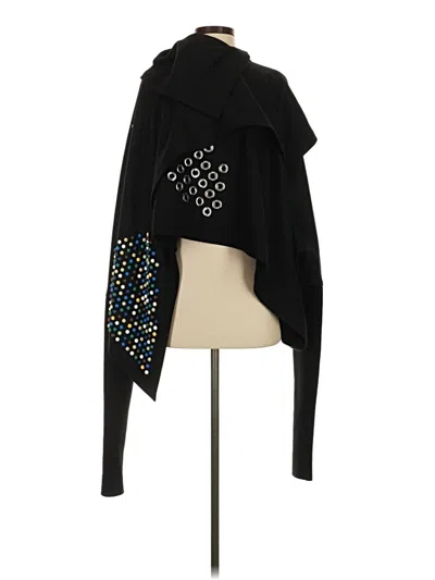Pre-owned Jw Anderson Wool Cardigan Sweater In Black