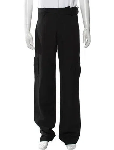 Pre-owned Jw Anderson Wool Cargo Pants In Blue