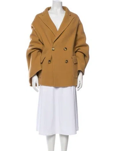 Pre-owned Jw Anderson Wool Coat In Neutral