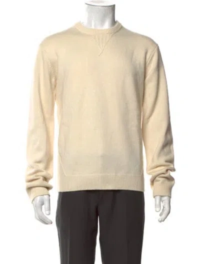 Pre-owned Jw Anderson Wool Crew Neck Pullover In Neutrals