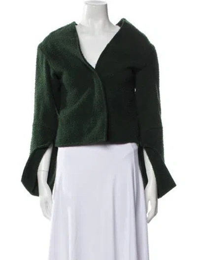 Pre-owned Jw Anderson Wool Evening Jacket In Green
