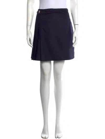 Pre-owned Jw Anderson Wool Mini Skirt In Gray