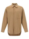 Jw Anderson J. W. Anderson Relaxed Fit Jacket With Classic Collar In Brown