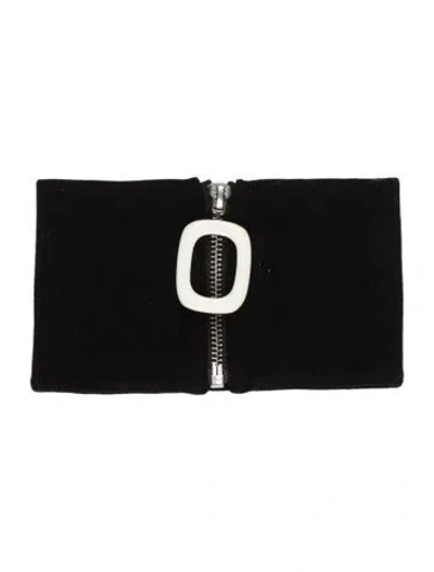 Pre-owned Jw Anderson Wool Snood In Black