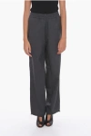 JW ANDERSON WOOL TRACK PANTS WITH DRAWSTRING