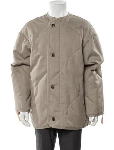 Pre-owned Jw Anderson Wool Utility Jacket W/ Tags In Neutral