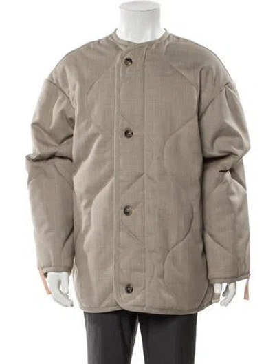 Pre-owned Jw Anderson Wool Utility Jacket W/ Tags In Neutrals