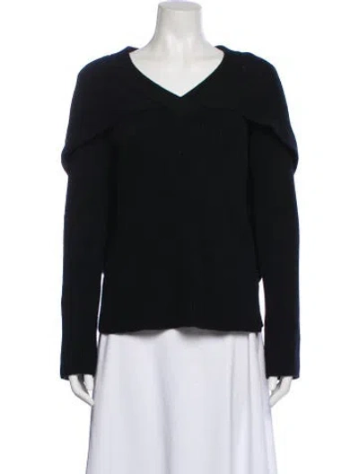 Pre-owned Jw Anderson Wool V-neck Sweater In Multi