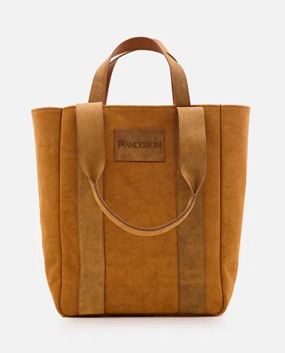 Jw Anderson Workwear Cabas In Brown