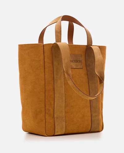 Jw Anderson Workwear Cabas In Brown
