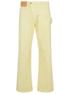 Jw Anderson Twisted Workwear Jeans In Neutral