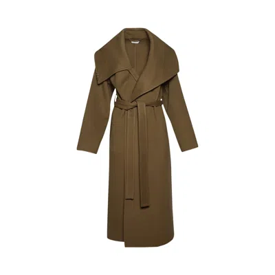 Pre-owned Jw Anderson Wrap Coat 'cumin' | Yellow | Women's Size 6