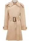 Jw Anderson Wrap-front Trench Coat In Neutrals