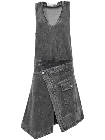 JW ANDERSON WRAP SLEEVELESS DRESS