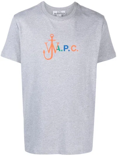 J.w. Anderson X Apc T-shirts & Tops In Gray
