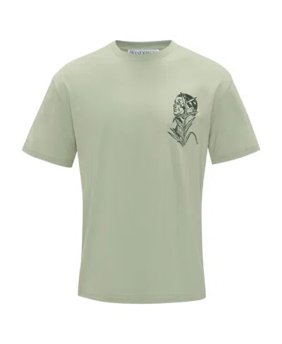 Jw Anderson X Pol Anglada Cotton T-shirt In Nude
