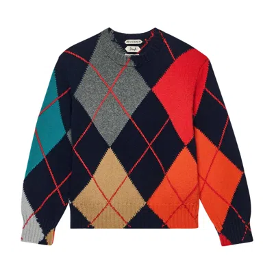 Pre-owned Jw Anderson X Pringle Crew Neck Jumper 'navy' | Blue | Women's Size M