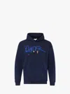 Jw Anderson X Queer Hoodie With Text Print In Blue