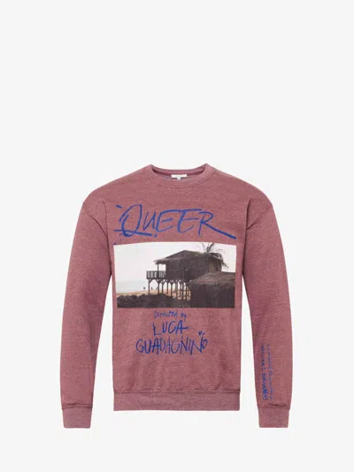 Jw Anderson X Queer Sweatshirt With Photo Print In Brown