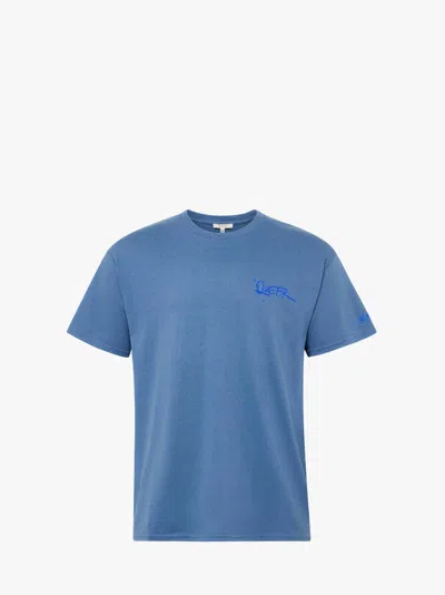Jw Anderson X Queer T-shirt With Text Print In Blue