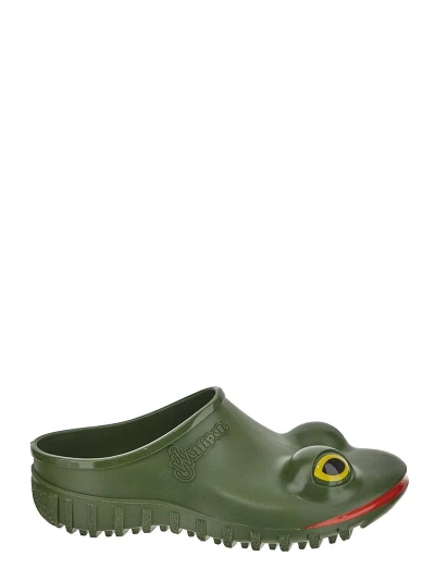 Jw Anderson X Wellipets Frog Clog In Green