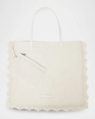 Jw Anderson Yarn Crochet Tote Bag