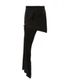 Jw Anderson Zip-detail Mini Skirt In Black