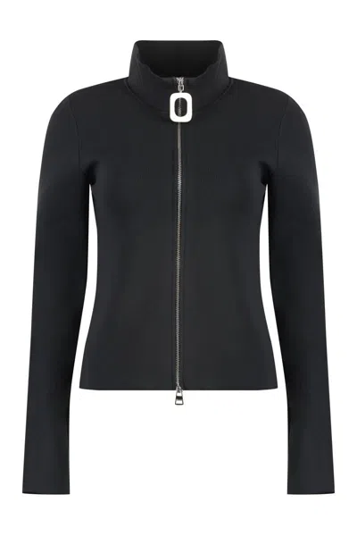 JW ANDERSON JW ANDERSON ZIP KNITTED CARDIGAN