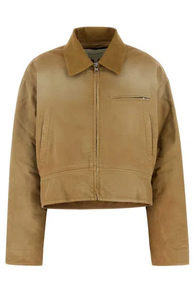 Jw Anderson Giubbino Imbottito In In Cotone Cammello  Donna In Beige