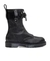 Jw Anderson Lock Combat Ankle Boots In Black