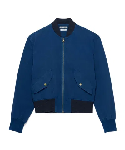 Jw Anderson Zip-up Bomber Jacket In Blue