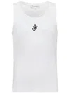 Jw Anderson Logo Tank Top In White